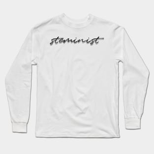 steminist in gray Long Sleeve T-Shirt